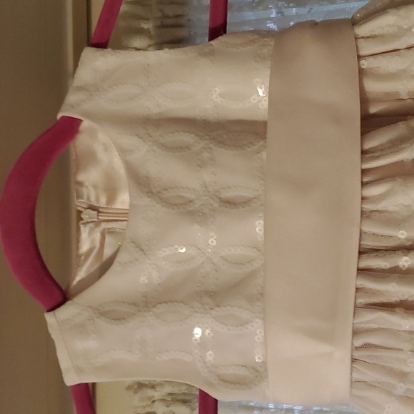 Cinderella Blush Pink Girl's Sequin Petticoat Dress Size 4/4T - Picture 2 of 6
